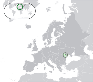 Приднестровская Молдавская Республика на карте
