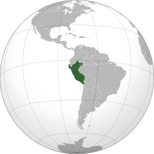 Peru on map