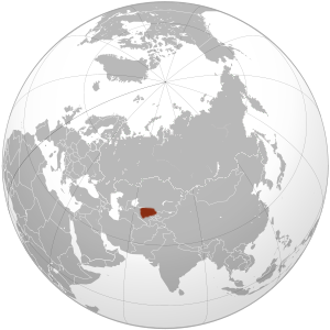 Кызылкум на карте